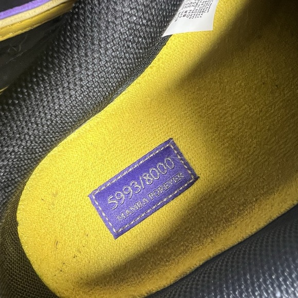 Nike Kobe Bryant x Air Force 1 Retro Low | Lakers - Away | HV5122-001 | Size 7.5 - Picture 10 of 16